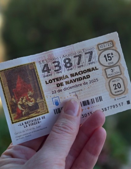 Décimo de Lotería Nacional de Navidad